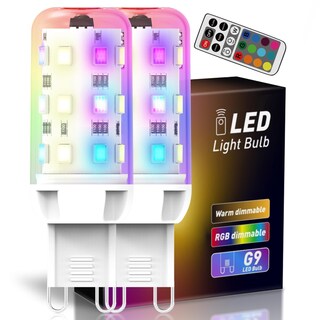 Foto 1 | Foto 1 | Bombilla Led Umleeddlt G9 De 2 5 W Equivalente A 25 W Rgb+cct Paquete De 2 - Venta Internacional.