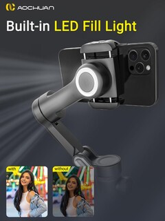 Foto 6 | Foto 6 | Estabilizador De Cardán Aochuan Smart Xpro Con Luz Led Para Smartphone - Venta Internacional.