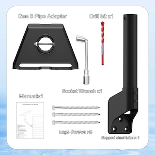 Foto 3 | Foto 3 | Soporte De Techo Giratorio De 360° Mount Subfix Starlink Gen 3 - Venta Internacional.