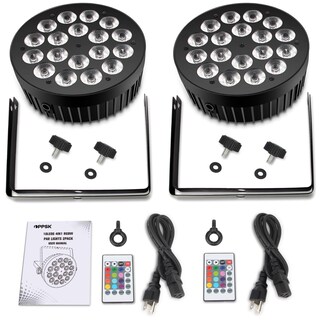 Foto 7 | Foto 7 | Par Lights Oppsk 180 W Rgbw Dmx512 Control Remoto Paquete De 2 Unidades - Venta Internacional.