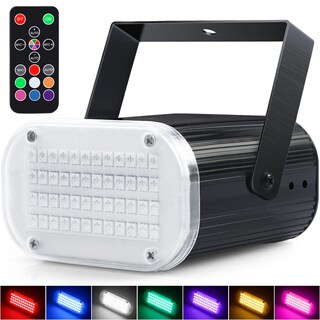 Foto 1 | Foto 1 | Luz Estroboscópica Luditek Miniled Para Halloween Con Mando A Distancia - Venta Internacional.