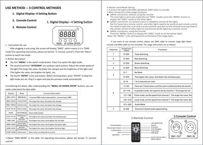 Foto 7 | Foto 7 | Juego De 2 Luces Stage Lights Cagor Rgb Dj Par De 36 W Con Control - Venta Internacional.