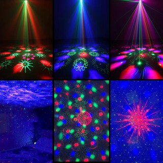 Foto 2 | Foto 2 | Lámpara De Fiesta Disco Ball Starry Sky Ocean Wave Projector - Venta Internacional.