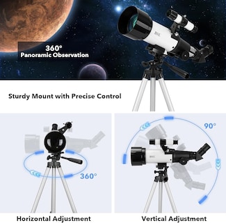 Foto 6 | Foto 6 | Telescopio Hsl70400 Para Niños De 8 A 12 Años Y Adultos 70 Mm De Apertura - Venta Internacional.