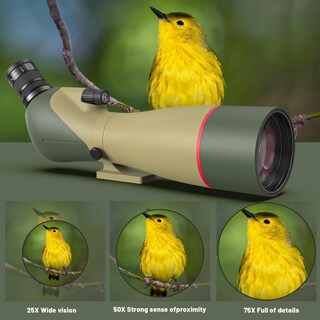 Foto 3 | Foto 3 | Telescopio Wosports 25-75 X 85 Para Observación De Aves Con Trípode - Venta Internacional.