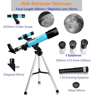 Foto 2 | Foto 2 | Telescopio Maxusee Lunar Para Niños Y Principiantes En Astronomía - Venta Internacional.