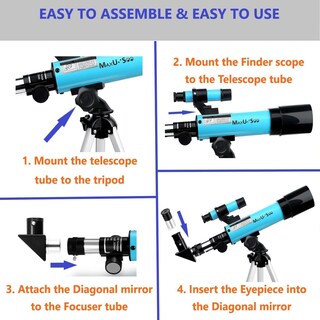 Foto 4 | Foto 4 | Telescopio Maxusee Lunar Para Niños Y Principiantes En Astronomía - Venta Internacional.