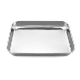 Foto 1 | Foto 1 | Bandeja Quirúrgica Qwork De Acero Inoxidable 304 27 X 17 X 2 5 Cm Paquete De 2 - Venta Internacional.