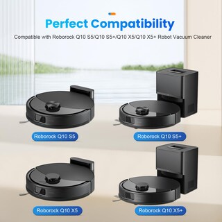 Foto 2 | Foto 2 | Kit De Accesorios De Repuesto Compatible Con El Robot Aspirador Roborock Q10 S5/q10 S5+/q10 X5/q10 X5+ - Venta Internacional.