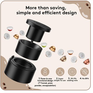 Foto 3 | Foto 3 | Kit De Cápsulas Vertuo Reutilizables Foboull Para Cápsulas Nespresso Vertuo - Venta Internacional.