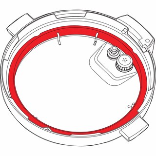 Foto 2 | Foto 2 | Paquete De 2 Anillos De Sellado Para Olla A Presión Eléctrica Instant Pot De 8 Litros - Venta Internacional.