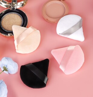 Foto 7 | Foto 7 | Set De Pomos De Maquillaje Mmq Con Forma De Triángulo Terciopelo 8 Piezas - Venta Internacional.