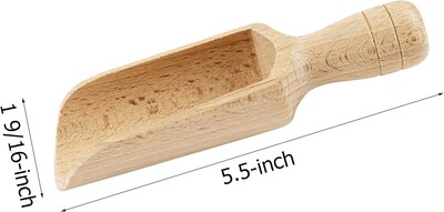 Foto 3 | Foto 3 | Cuchara De Madera Bicb De Madera De Haya Natural De 14 Cm Para Harina Y Sal De Baño - Venta Internacional.