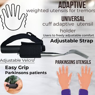 Foto 2 | Foto 2 | Set De Utensilios Pesados Para Pacientes Con Temblores De Manos Y Parkinson - Venta Internacional.