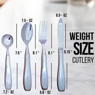 Foto 4 | Foto 4 | Set De Utensilios Pesados Para Pacientes Con Temblores De Manos Y Parkinson - Venta Internacional.