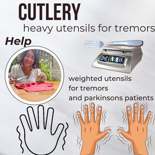 Foto 6 | Foto 6 | Set De Utensilios Pesados Para Pacientes Con Temblores De Manos Y Parkinson - Venta Internacional.