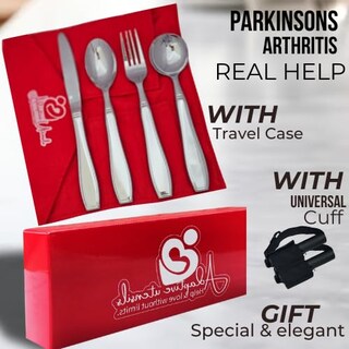 Foto 7 | Foto 7 | Set De Utensilios Pesados Para Pacientes Con Temblores De Manos Y Parkinson - Venta Internacional.