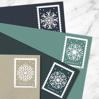 Foto 3 | Foto 3 | Sellos Postales Winter Whimsy Del Servicio Postal De Los Estados Unidos - Venta Internacional.