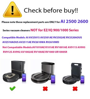 Foto 2 | Foto 2 | Piezas De Repuesto Joybros Para Shark Ai Av2511ae Av2501s Av2610wa - Venta Internacional.