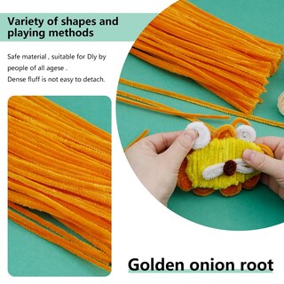 Foto 4 | Foto 4 | Limpiapipas Iuuidu Tallo De Chenilla Color Naranja 150 Unidades - Venta Internacional.