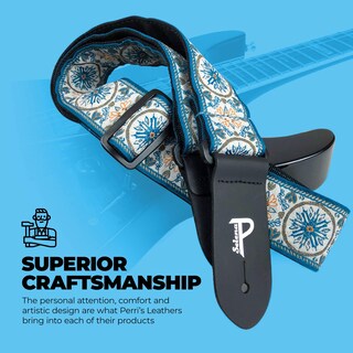 Foto 6 | Foto 6 | Correa Para Guitarra Perris Leather The Hope Collection Blue Mandala - Venta Internacional.