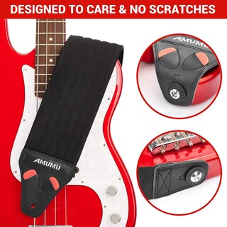 Foto 5 | Foto 5 | Correa Para Guitarra Y Bajo Amumu Aircell Ultra Wide 4in - Venta Internacional.