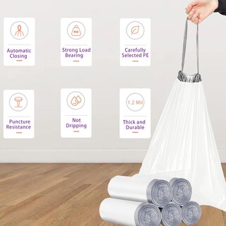 Foto 4 | Foto 4 | Bolsas De Basura Menjito Code H 30-35 L 100 Unidades 1.2 Mil De Grosor - Venta Internacional.