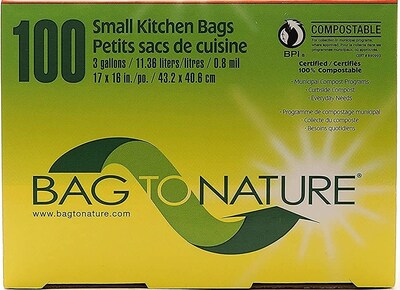 Foto 2 | Foto 2 | Bolsa Compostable Y Bolsa Con Forro Para La Naturaleza  3 Galones (100 Unidades) - Venta Internacional.