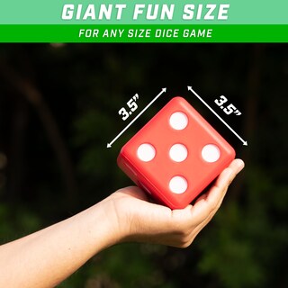 Foto 3 | Foto 3 | Juego De Dados Gosports Giant De Espuma 9 Cm Con Marcador Rojo - Venta Internacional.