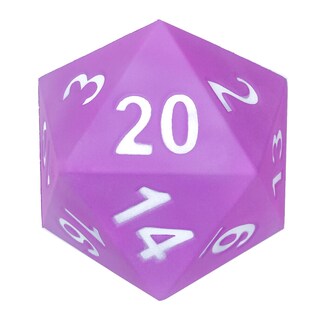 Foto 1 | Foto 1 | Cubitos De Espuma Kess Giant D20 Sobredimensionados De 20 Caras Para Rpg Purple - Venta Internacional.