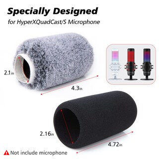 Foto 3 | Foto 3 | Filtro Antipop Para Micrófono Y Parabrisas Para Hyperx Quadcast S - Venta Internacional.