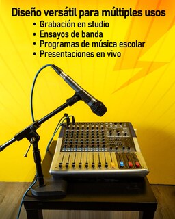 Foto 6 | Foto 6 | Soporte De Micrófono Stage Rocker Ajustable De Bajo Perfil Sr610111 - Venta Internacional.