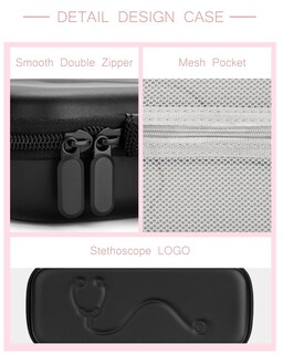 Foto 4 | Foto 4 | Estuche Para Estetoscopio Stukcaze Para 3m Littmann Classic Iii Color Negro - Venta Internacional.
