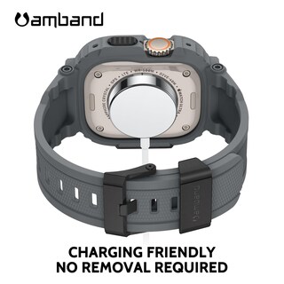 Foto 5 | Foto 5 | Funda Protectora De Pantalla Con Correa Para Apple Watch De 49 Mm  Color Gris - Venta Internacional.