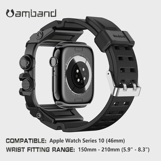 Foto 5 | Foto 5 | Correa De Reloj Funda Compatible Con Amband Apple Watch De 46 Mm Serie 10 - Venta Internacional.