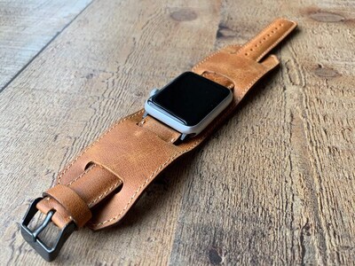Foto 4 | Foto 4 | Correa De Reloj Hardiston De Piel Compatible Con Apple 40 Mm - Venta Internacional.