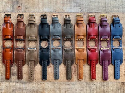 Foto 5 | Foto 5 | Correa De Reloj Hardiston De Piel Compatible Con Apple 40 Mm - Venta Internacional.