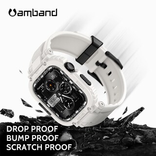 Foto 3 | Foto 3 | Funda Para Reloj Amband M1 Sport Rugged Para Apple De 46 Mm Color Blanco - Venta Internacional.
