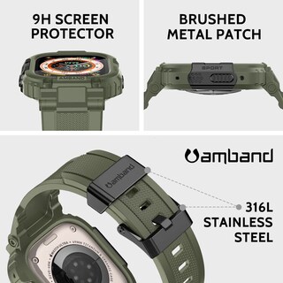 Foto 3 | Foto 3 | Funda Protectora De Pantalla Bands Para Apple Watch Amband De 49 Mm - Venta Internacional.