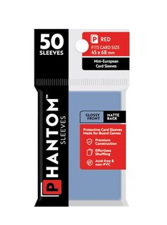 Foto 1 | Foto 1 | Fundas Para Tarjetas Phantom Red Gloss Mate 45 Mm X 68 Mm (50) - Venta Internacional.