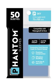 Foto 2 | Foto 2 | Fundas Para Tarjetas Phantom Sky Matte 75 Mm X 105 Mm (50) Paquetes De 5 - Venta Internacional.