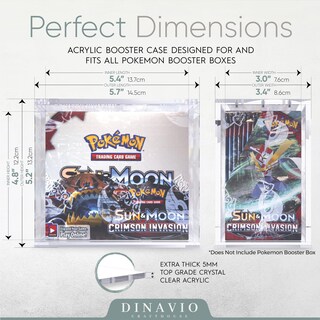 Foto 2 | Foto 2 | Estuche Acrílico Pokemon Booster Box Dinavio Crafthouse - Venta Internacional.