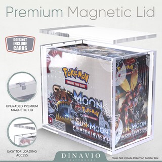 Foto 3 | Foto 3 | Estuche Acrílico Pokemon Booster Box Dinavio Crafthouse - Venta Internacional.