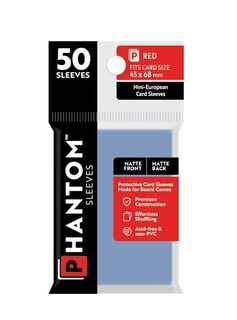 Foto 1 | Foto 1 | Fundas Para Tarjetas Phantom Sleeves Rojas Mate De 45 Mm X 68 Mm (50) - Venta Internacional.