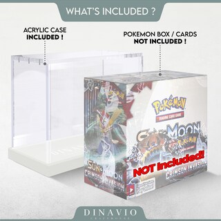 Foto 6 | Foto 6 | Vitrina Dinavio Crafthouse Pokemon Booster Box Acrílica - Venta Internacional.