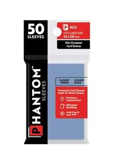 Foto 1 | Foto 1 | Fundas Para Tarjetas Phantom Sleeves De Color Rojo Brillante Para Mini European - Venta Internacional.