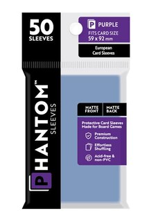 Foto 1 | Foto 1 | Fundas Para Tarjetas Phantom Sleeves Color Morado Mate 59 Mm X 92 Mm X 100 - Venta Internacional.