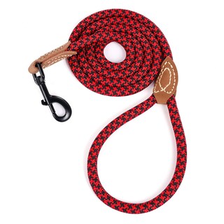 Foto 1 | Foto 1 | Correa De Cuerda Para Perros Mile High Life Mountain Climbing Roja Y Negra - Venta Internacional.