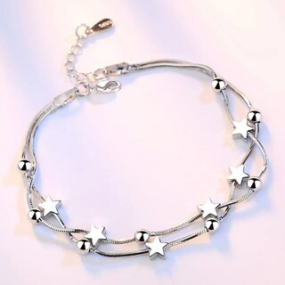 Foto 4 | Foto 4 | Pulsera Xtellar Chapado En Plata 925 Para Mujer Diseño De Estrellas Universo Regalo De Moda Inigualable