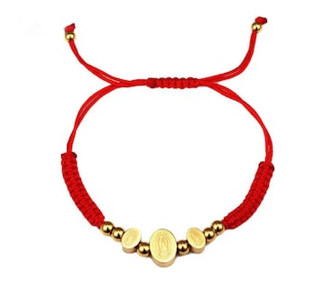 Foto 1 | Foto 1 | Pulsera Tejidas Virgen De Guadalupe Chapa De Oro 18k Regalo